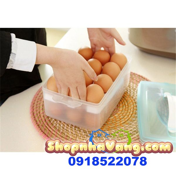 Hộp Đựng trứng 2 tầng tiện lợi NV138