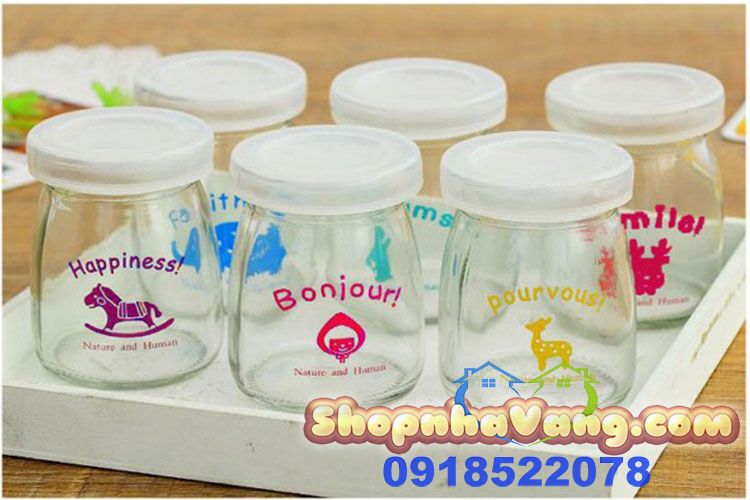 Hũ Làm Sữa Chua 12 Cốc Thuỷ Tinh NV79