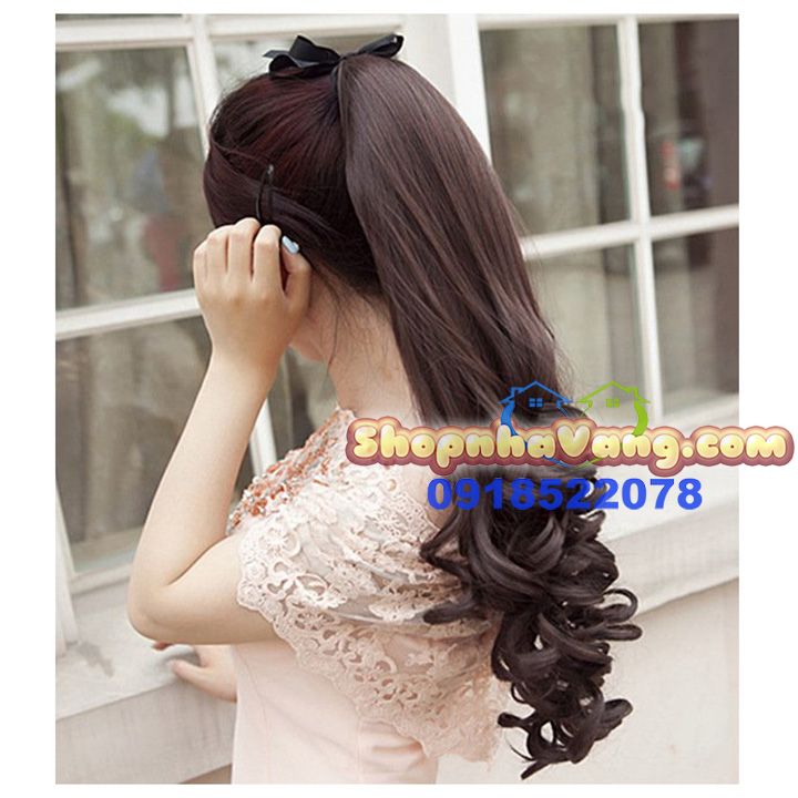 Bộ Tóc Giả Đuôi Tóc Xoăn Lọn NV33