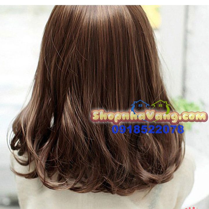Bộ Tóc Giả Xoăn Nhẹ Ngang Vai NV36