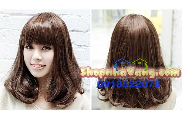 Bộ Tóc Giả Xoăn Nhẹ Ngang Vai NV36