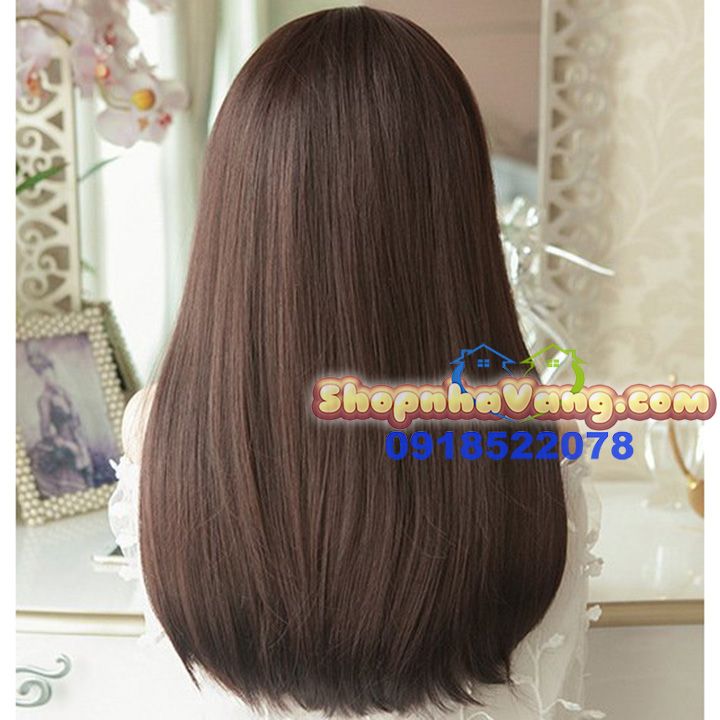 Bộ Tóc Giả Ngang Lưng Xòe Cúp NV29