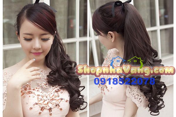 Bộ Tóc Giả Đuôi Tóc Xoăn Lọn NV33