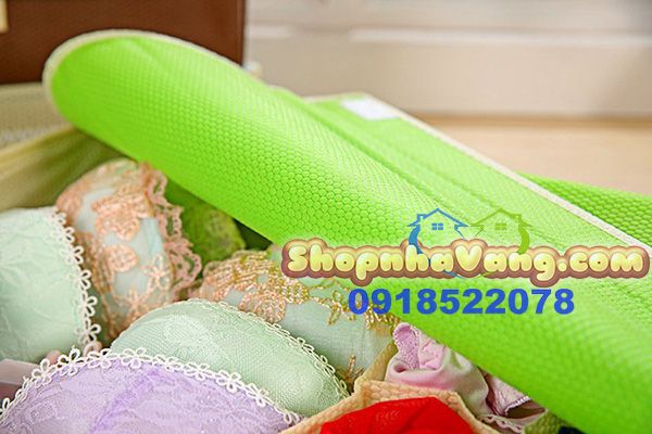 Hộp vải đựng đồ lót 16 ngăn có nắp đậy NV17