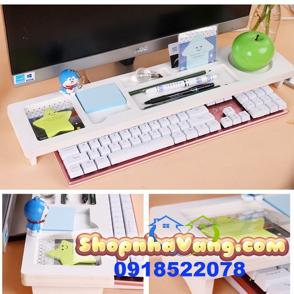 Khay Đựng Vật Dụng Bàn Máy Tính Đa Năng NV200