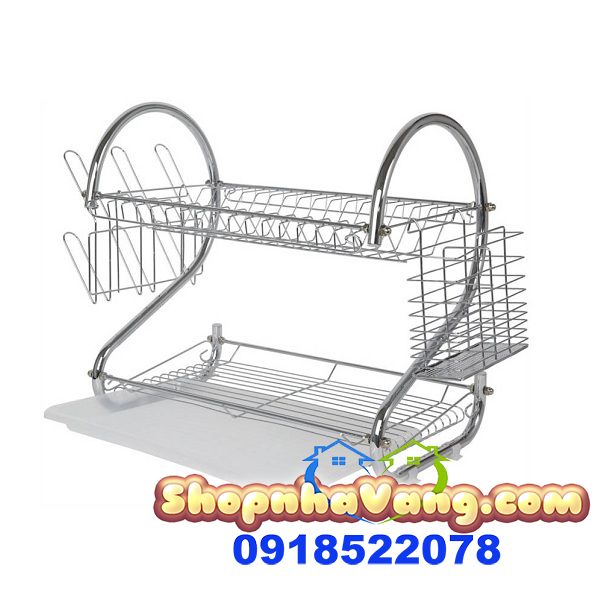 Kệ Để Bát Đĩa 2 Tầng Cao Cấp NV163
