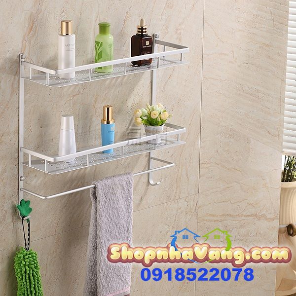 Kệ Để Đồ Dùng Đa Năng Kết Hợp Với Móc Treo NV283