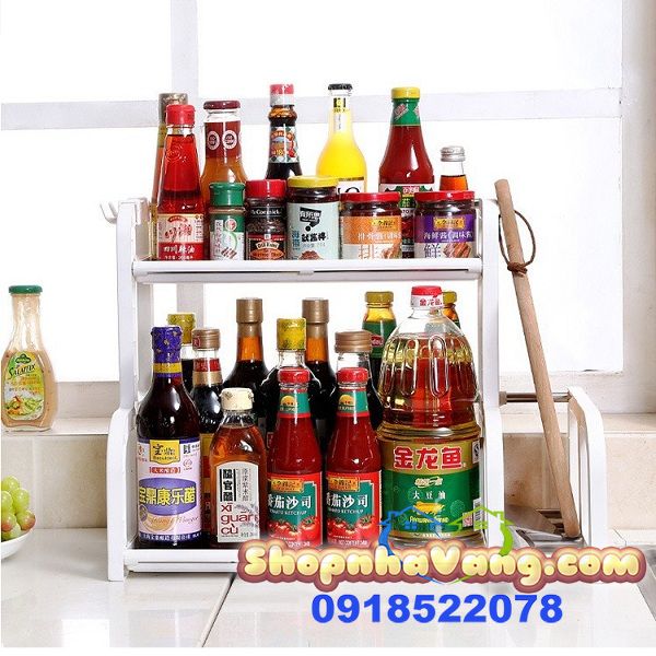 Kệ Để Đồ Nhà Bếp 2 Tầng Hình Chữ H NV243