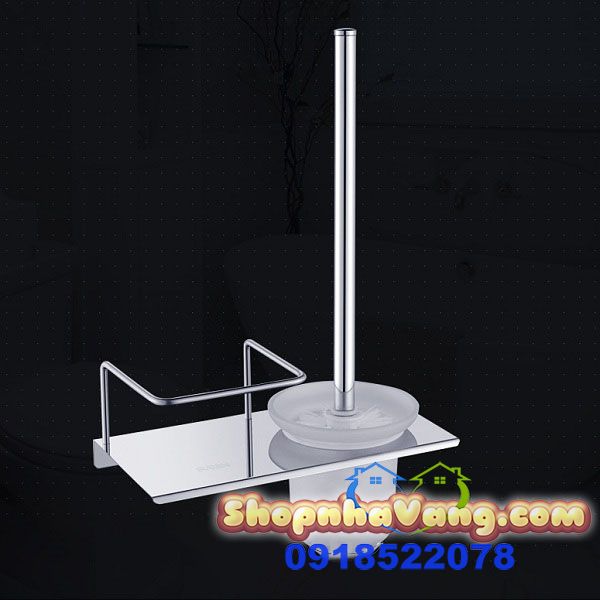 Kệ Inox Để Cọ Toilet Và Dung Dịch Tẩy Rửa NV278