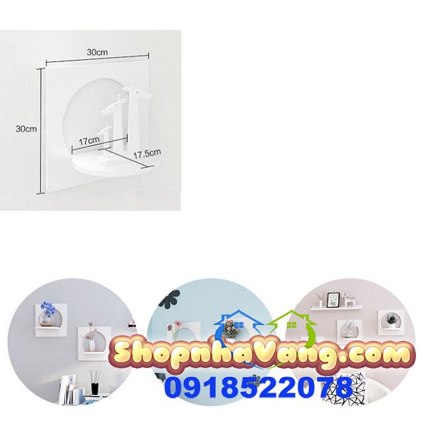 Kệ Treo Tường Bán Nguyệt Sweet Dream NV145