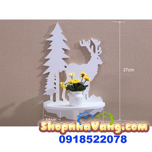 Kệ Treo Tường Trang Trí Tuần Lộc NV146