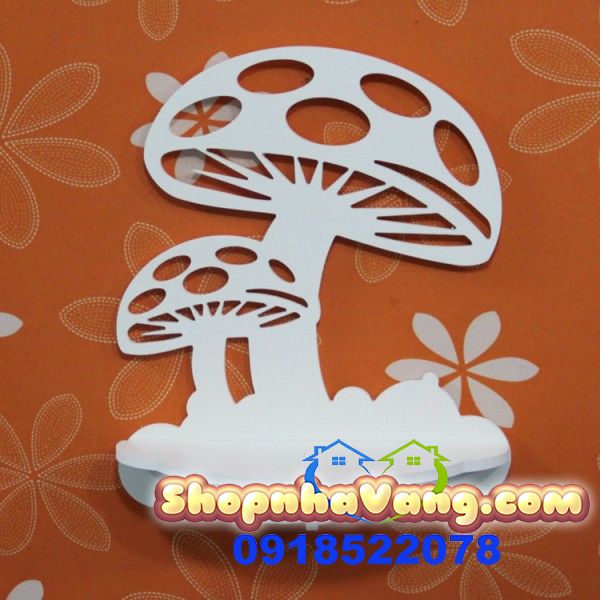 Kệ Treo Tường Trang Trí Hình Nấm NV103