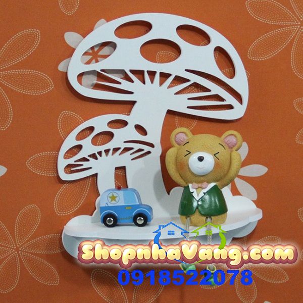 Kệ Treo Tường Trang Trí Hình Nấm NV103