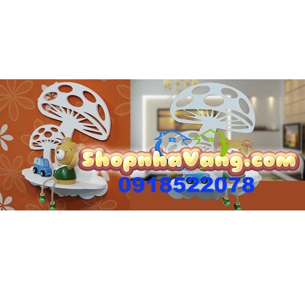 Kệ Treo Tường Trang Trí Hình Nấm NV103