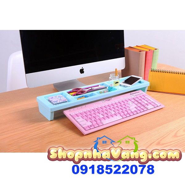 Khay Đựng Văn Phòng Phẩm Để Bàn Vi Tính Kèm Hộp NV173