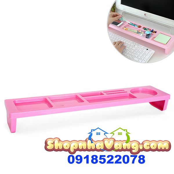 Khay Đựng Văn Phòng Phẩm Để Bàn Vi Tính Kèm Hộp NV173