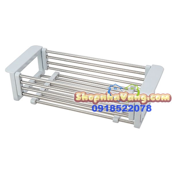 Khay Inox Đựng Bát Đĩa Trên Bồn Rửa Chén NV16