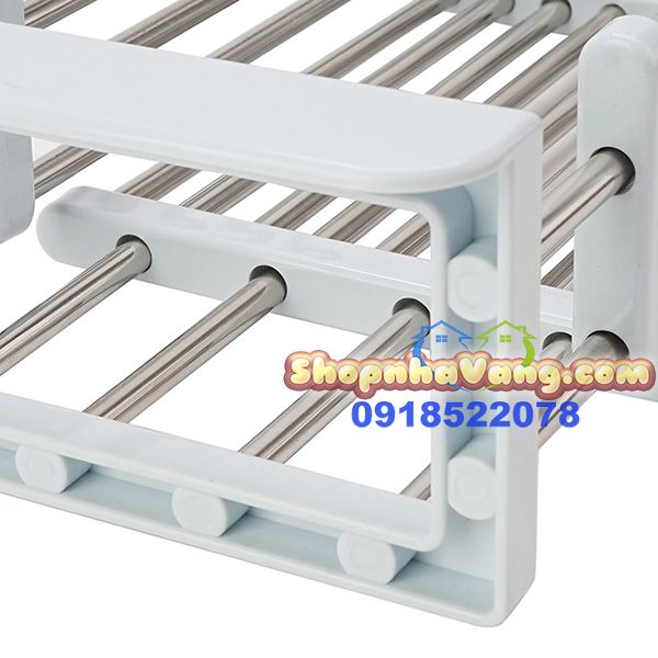Khay Inox Đựng Bát Đĩa Trên Bồn Rửa Chén NV16