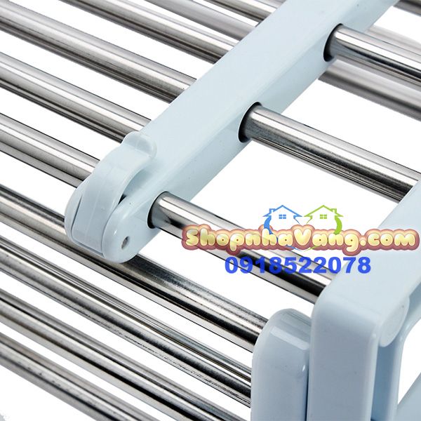 Khay Inox Đựng Bát Đĩa Trên Bồn Rửa Chén NV16