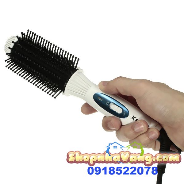 Lược Điện Sấy Cúp Kemei Cao Cấp NV244