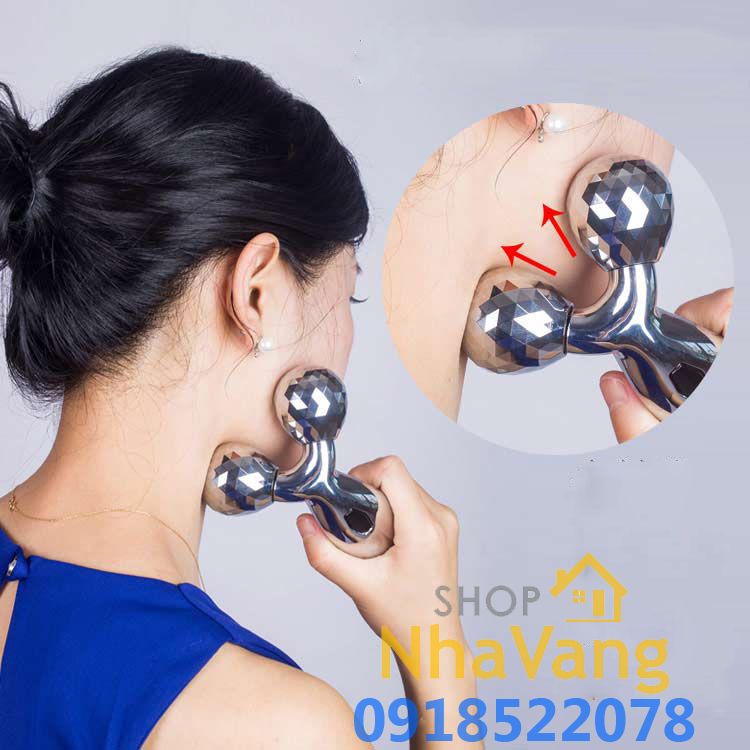 MÁY MASSAGE 3D TẠO CẰM V LINE CAO CẤP NV473