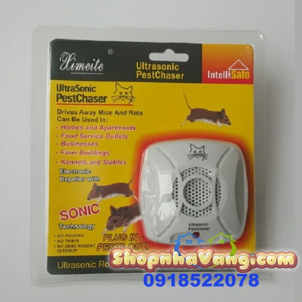 Máy đuổi chuột hiệu quả Ulstrasonic Pestchaser NV256