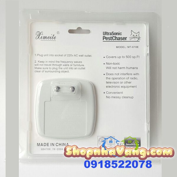 Máy đuổi chuột hiệu quả Ulstrasonic Pestchaser NV256