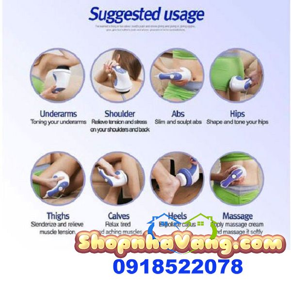 Máy Massage Cầm Tay Tiện Lợi Relax Spin Tone NV165