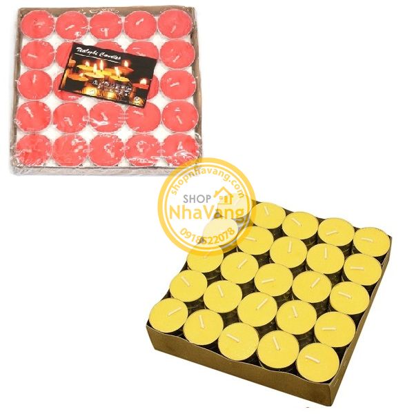 Nến Tealight Không Khói Hộp 50 Viên NV386