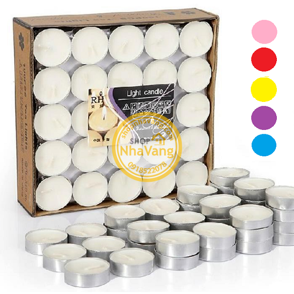 Nến Tealight Không Khói Hộp 50 Viên NV386