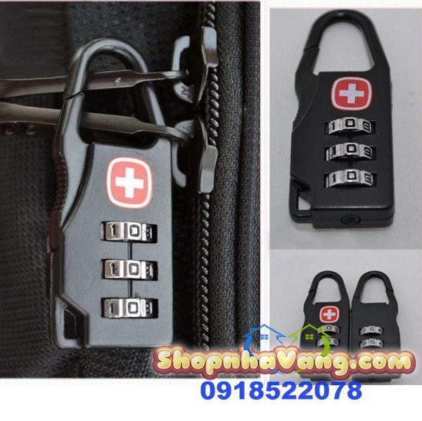 Combo 2 Ổ Khóa Số Vali Cao Cấp NV221