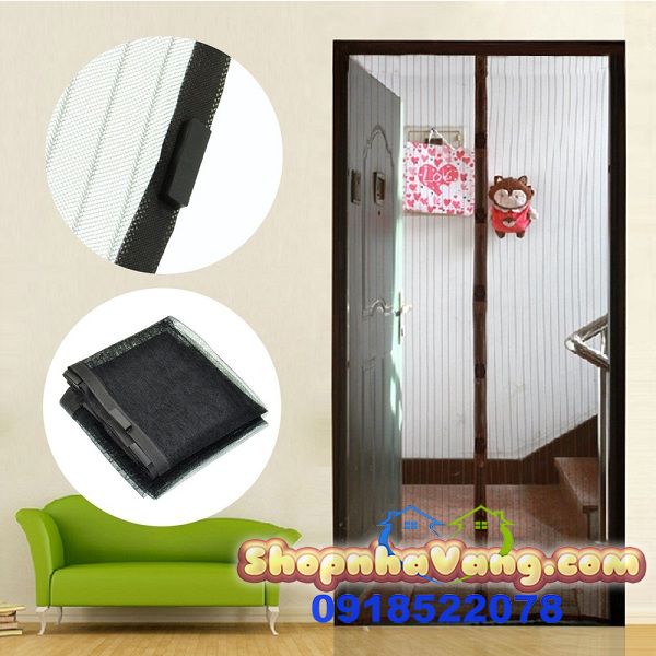 Rèm Cửa Nam Châm Chống Muỗi Cao Cấp Magic Mesh NV237