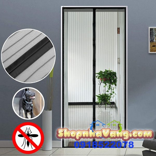 Rèm Cửa Nam Châm Chống Muỗi Cao Cấp Magic Mesh NV237