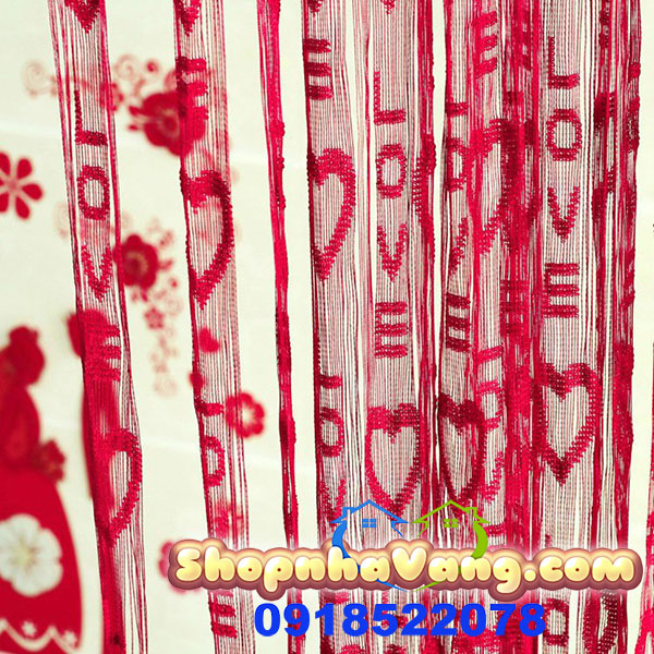 Rèm Cửa Trai Tim Love Hàn Quốc NV01