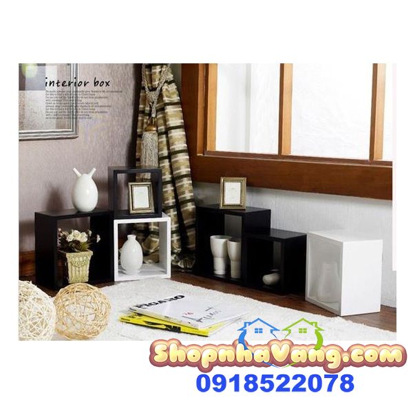 Bộ Kệ Để Đồ Trang Trí Hình Vuông NV277
