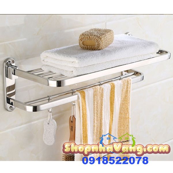 Giá Inox Dùng Để Treo Khăn Nhà Tắm NV271