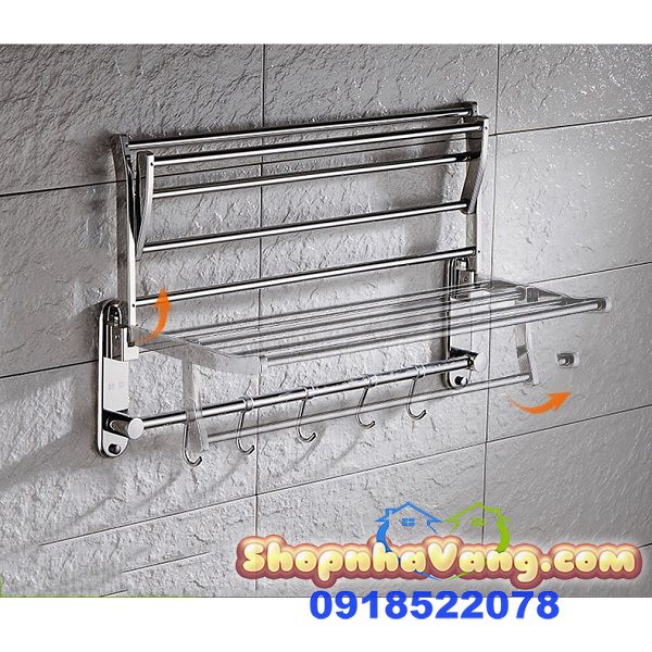 Giá Inox Dùng Để Treo Khăn Nhà Tắm NV271