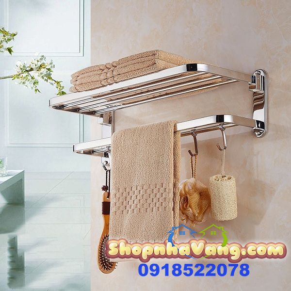Giá Inox Dùng Để Treo Khăn Nhà Tắm NV271
