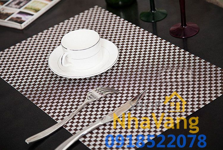 Tấm Lót Bàn Ăn Khách Sạn Cao Cấp Cách Nhiệt Placemats NV478
