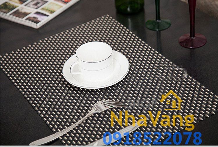 Tấm Lót Bàn Ăn Khách Sạn Cao Cấp Cách Nhiệt Placemats NV478