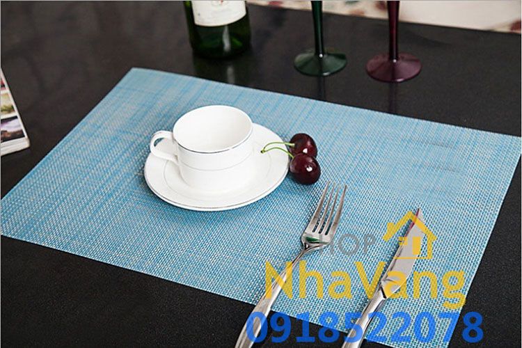 Tấm lót ly đồ ăn nhà hàng cao cấp cách nhiệt Placemats NV474