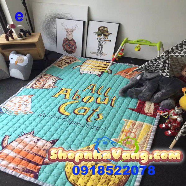 Thảm Nằm Chơi Đa Năng Cho bé NV107.