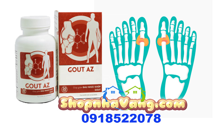 Thực Phẩm Chức Năng Gout AZ Giúp Giảm Đau Nhức Khớp Gout NV481