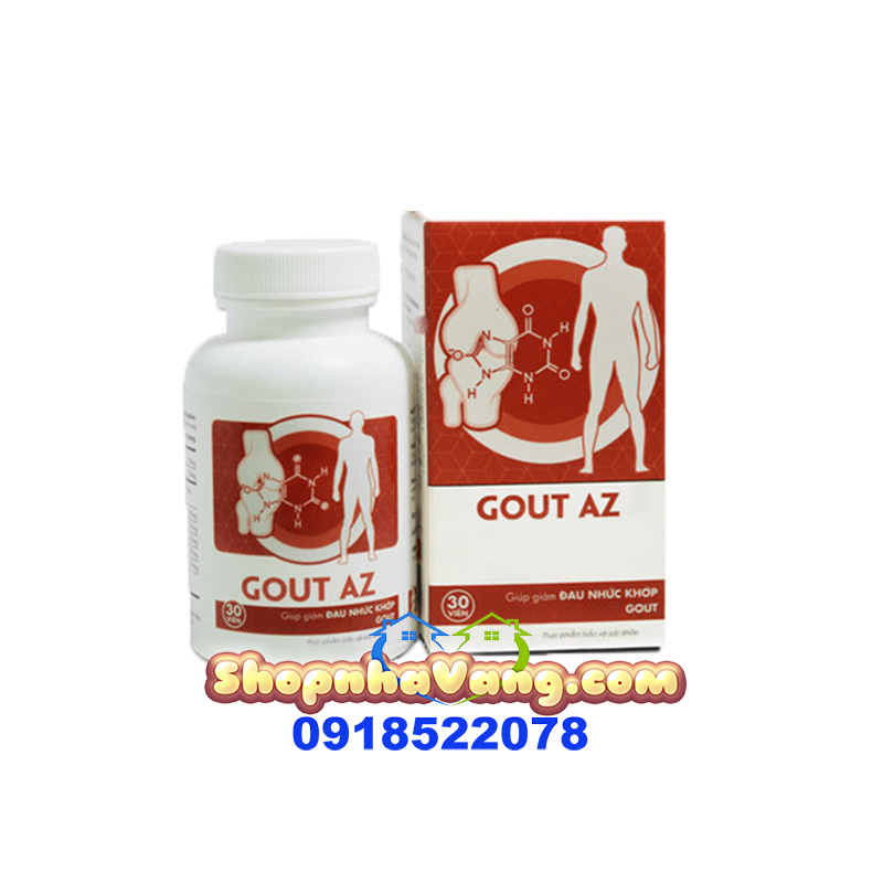 Thực Phẩm Chức Năng Gout AZ Giúp Giảm Đau Nhức Khớp Gout NV481