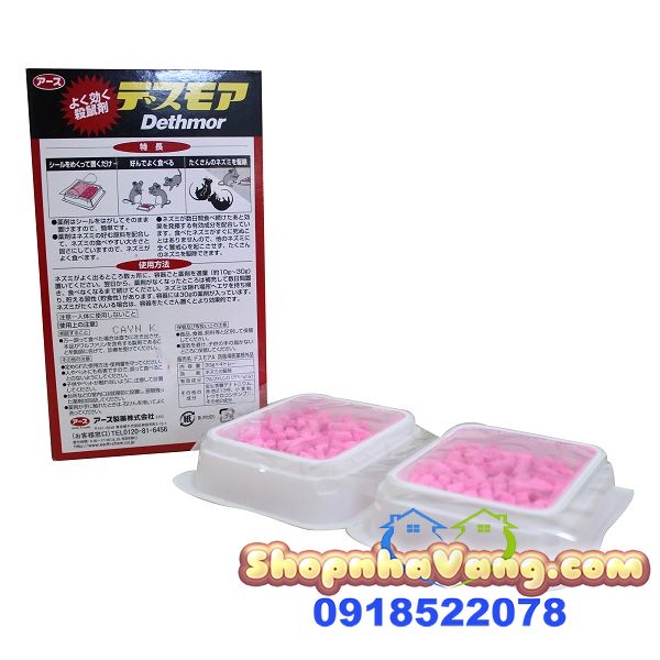 Thuốc Diệt Chuột Dethmor Nhật Bản Cao Cấp NV230