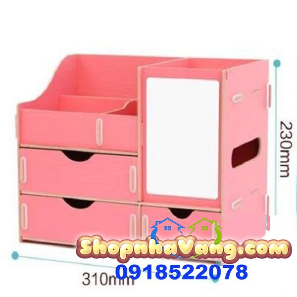 Kệ Đựng Mỹ Phẩm Trang Sức Tiện Lợi 3 Tầng Có Gương NV172