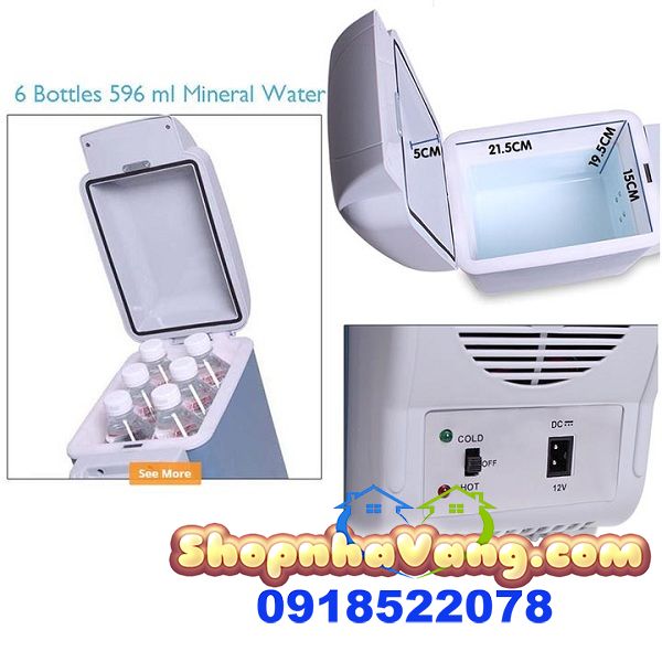 Tủ Lạnh Mini 7.5L Dành Cho Ô Tô NV160