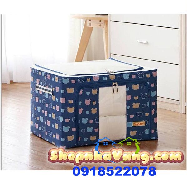 Tủ Vải Khung Cứng Chống Thấm 100L NV114