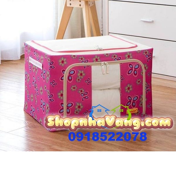 Tủ Vải Khung Cứng Chống Thấm 100L NV114