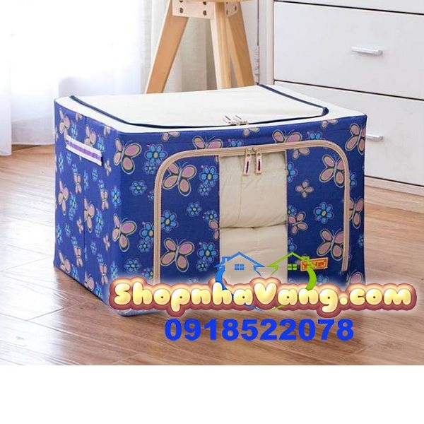 Tủ Vải Khung Cứng Chống Thấm 100L NV114